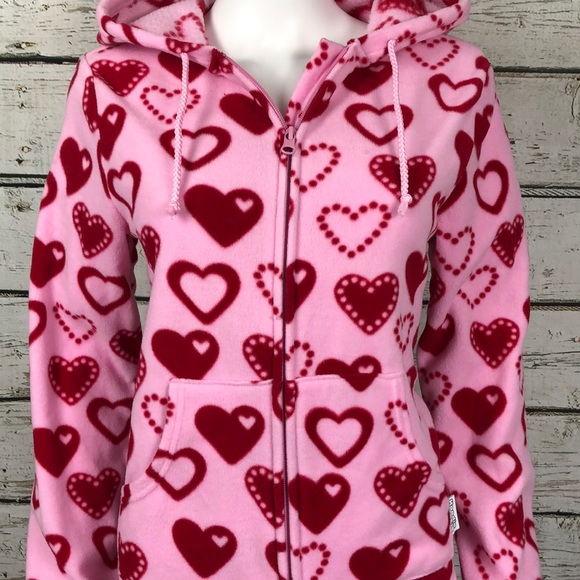Hoodie Footie Other - Hoodie Footie Heart Onsie
